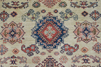 Super Kazak Afghan Rug – Ivory Blossom