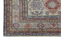 Super Kazak Afghan Rug – Ivory Blossom