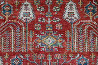 Super Kazak Afghan Rug – Scarlet Arbor