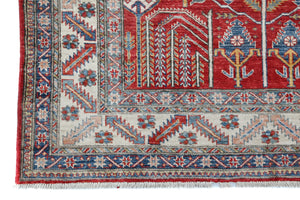 Afghan Super Kazak Rug, 166 x 234 cm