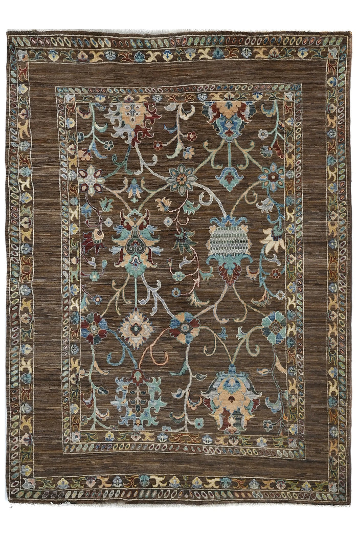 Khorjin Afghan Rug – Parchment Mosaic