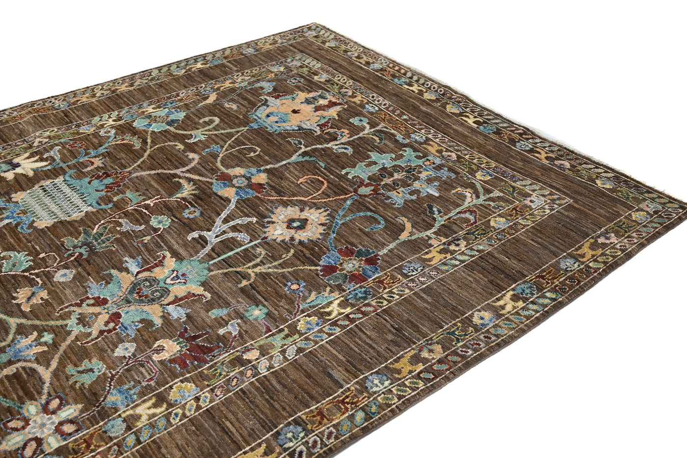 Khorjin Afghan Rug – Parchment Mosaic