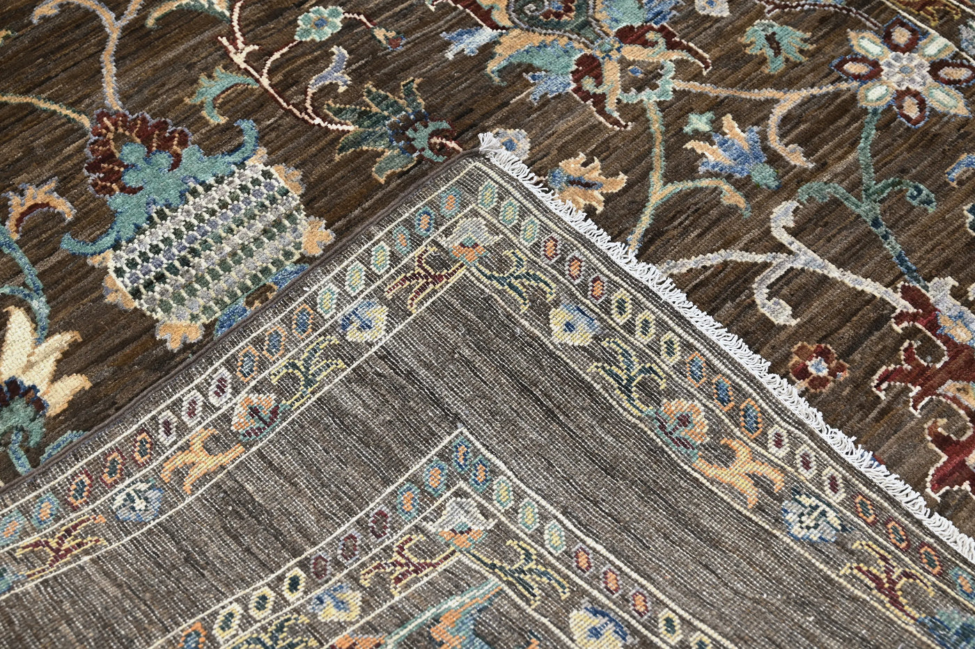 Khorjin Afghan Rug – Parchment Mosaic