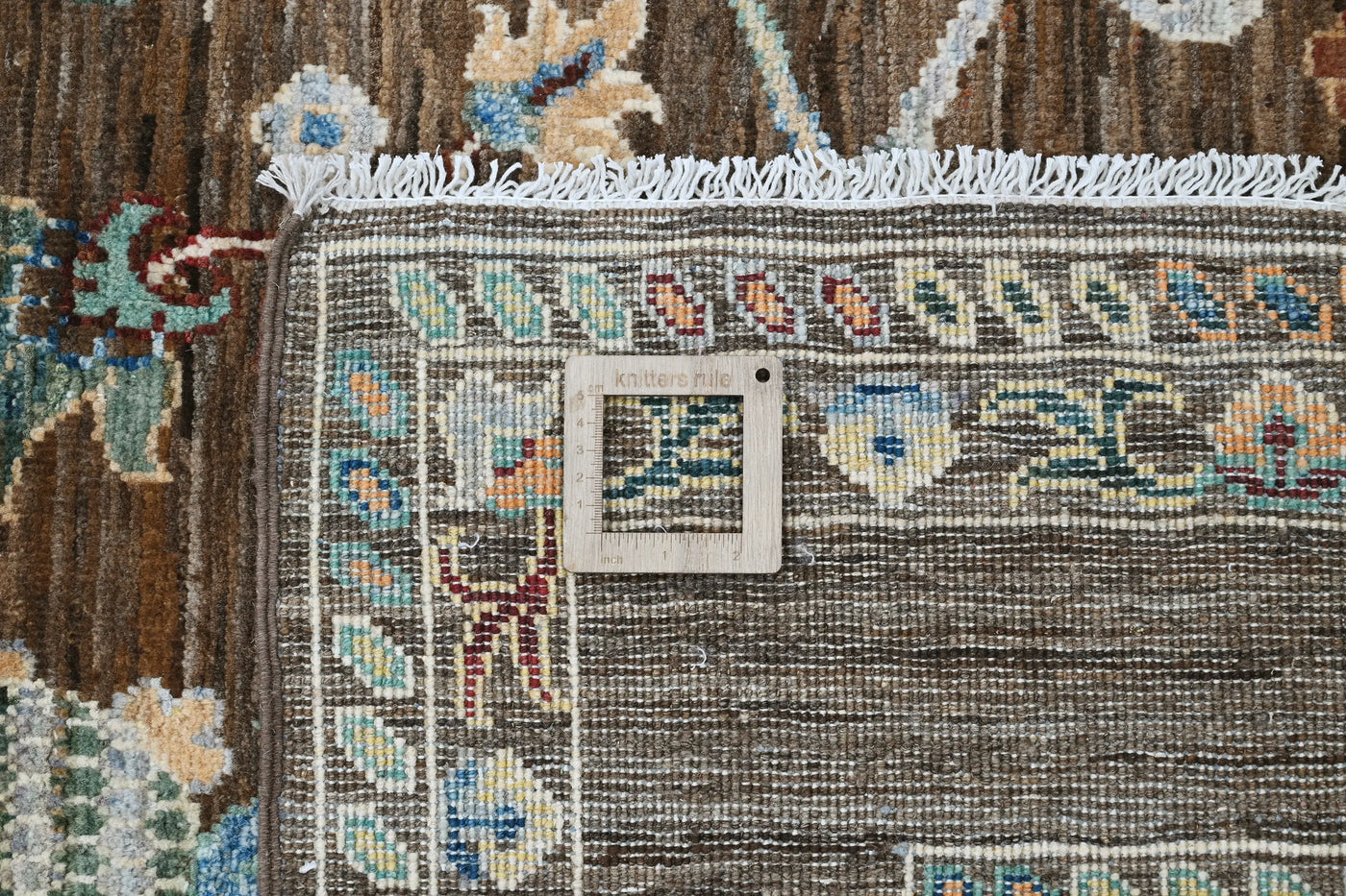 Khorjin Afghan Rug – Parchment Mosaic