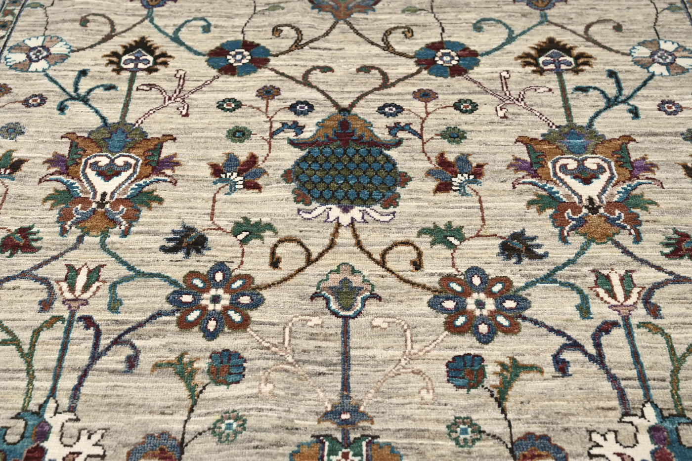 Khorjin Afghan Rug – Ocean Frame
