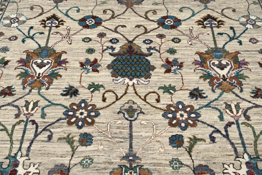 Khorjin Afghan Rug – Oatmeal Orchards