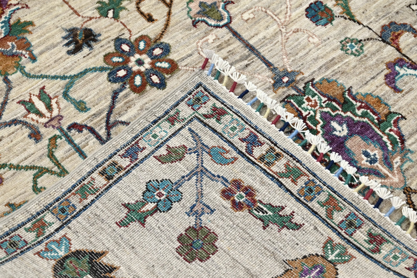 Khorjin Afghan Rug – Ocean Frame