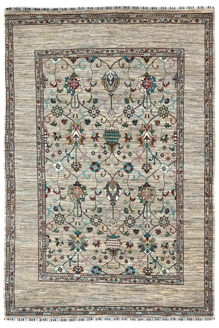 Afghan Khorjin Rug, 200 x 297 cm