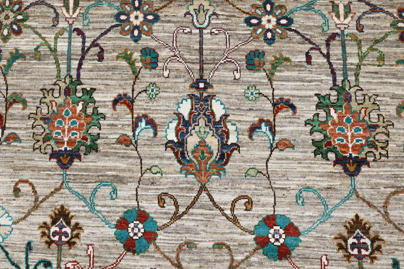 Khorjin Afghan Rug – Wheat Patchwork