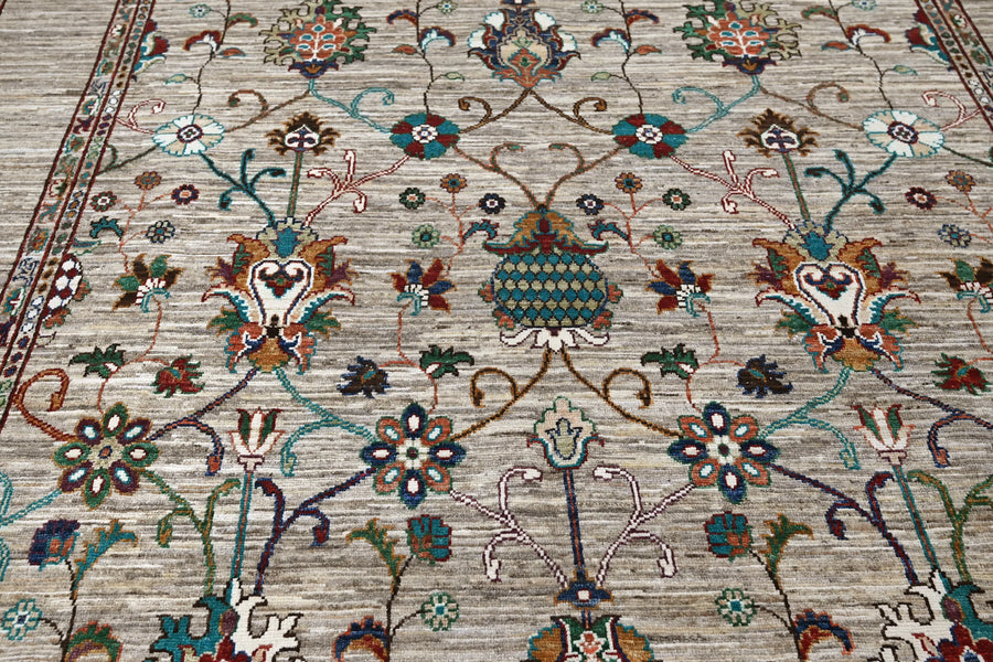 Afghan Khorjin Rug, 200 x 297 cm
