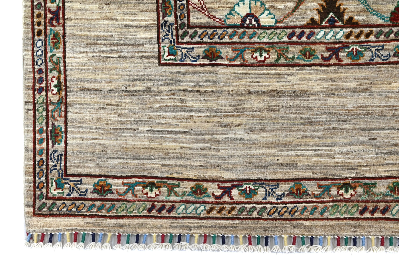 Khorjin Afghan Rug – Wheat Patchwork