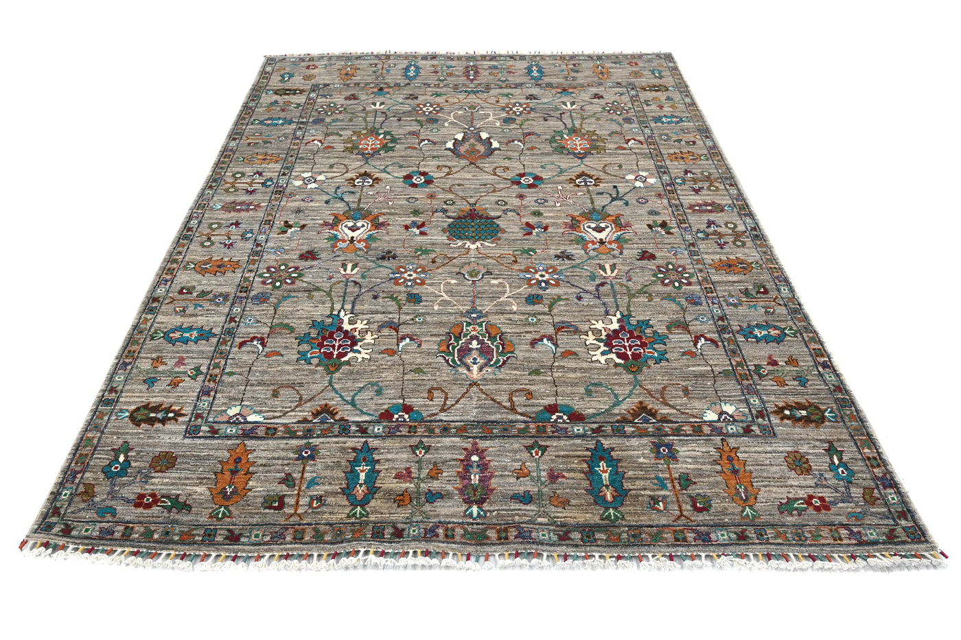 Khorjin Afghan Rug – Pebble Archive
