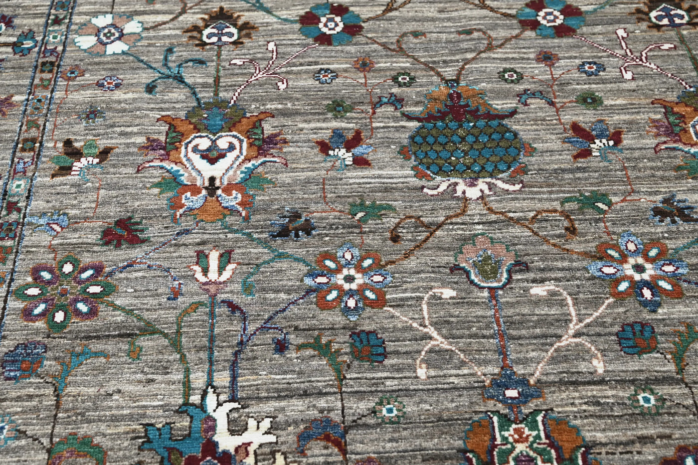 Khorjin Afghan Rug – Pebble Archive