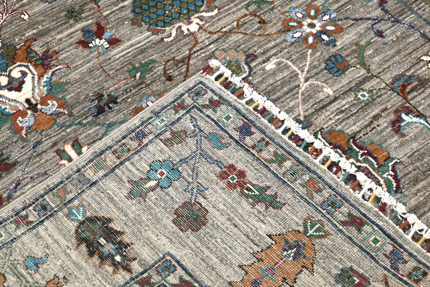 Khorjin Afghan Rug – Pebble Archive