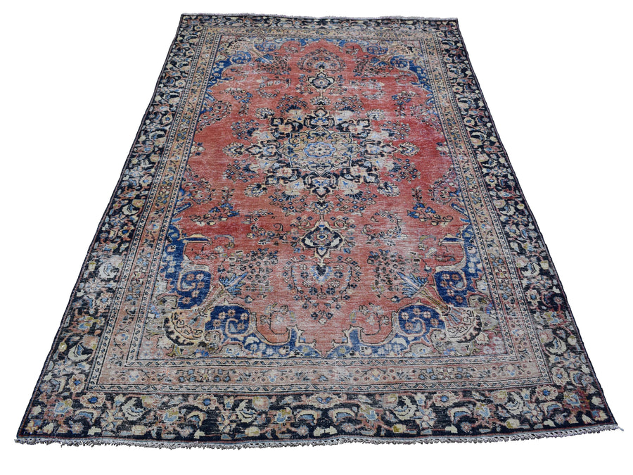 DISTRESSED Vintage Persian Rug, 170 x 266 cm