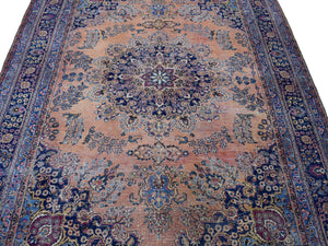 DISTRESSED Vintage Persian Rug, 240 x 320 cm