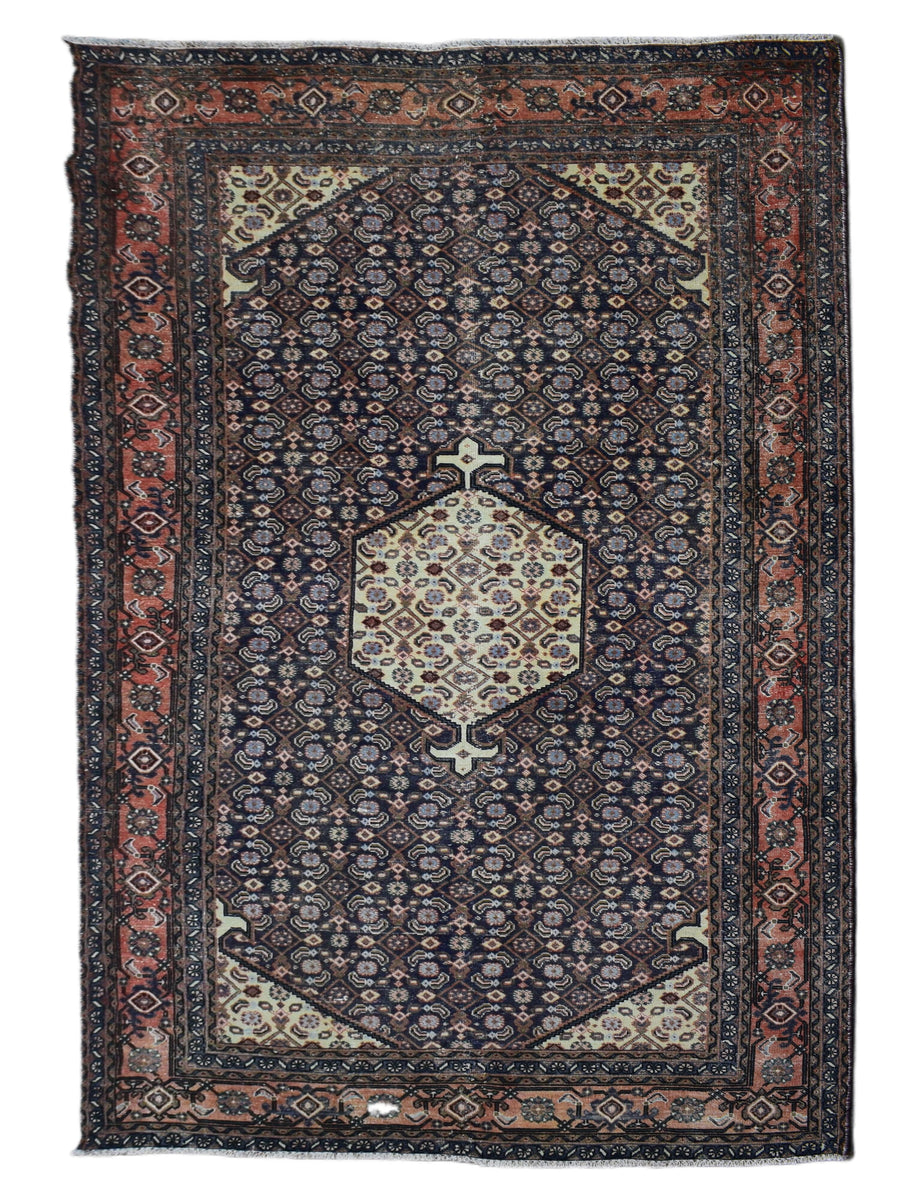 DISTRESSED Vintage Persian Rug, 193 x 284 cm