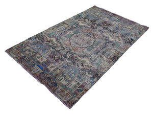 DISTRESSED Vintage Persian Rug, 165 x 283 cm
