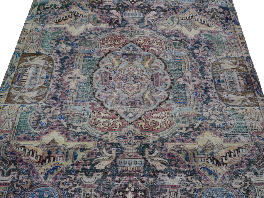 DISTRESSED Vintage Persian Rug, 165 x 283 cm