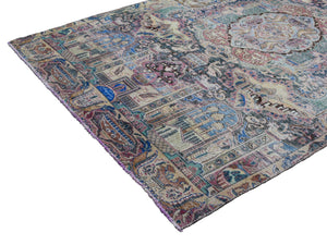 DISTRESSED Vintage Persian Rug, 165 x 283 cm