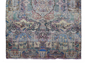DISTRESSED Vintage Persian Rug, 165 x 283 cm