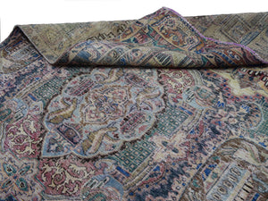 DISTRESSED Vintage Persian Rug, 165 x 283 cm