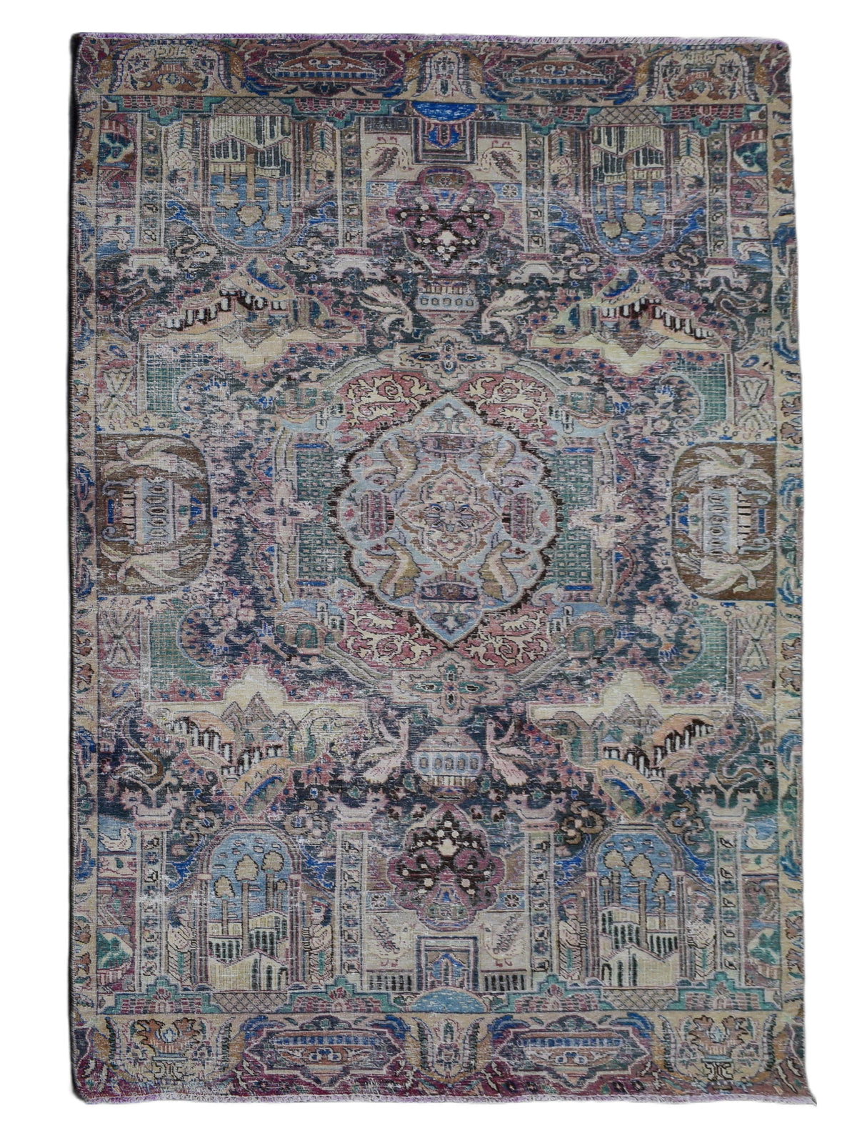 DISTRESSED Vintage Persian Rug, 165 x 283 cm – Nile Rugs NZ