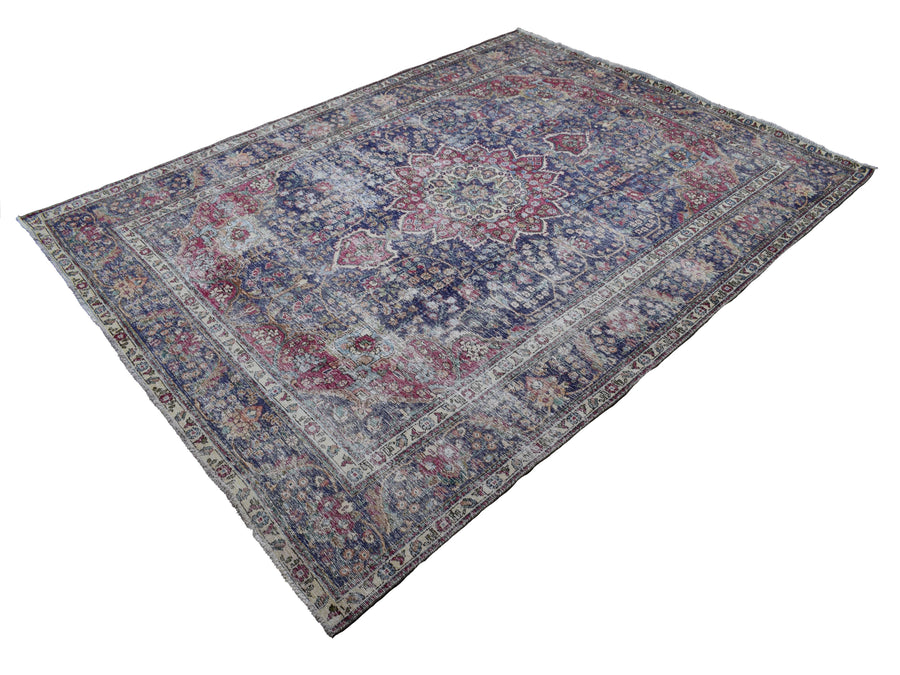 DISTRESSED Vintage Persian Rug, 242 x 330 cm
