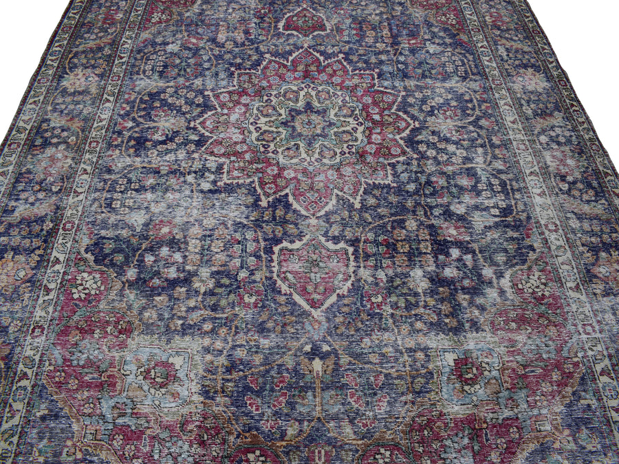 DISTRESSED Vintage Persian Rug, 242 x 330 cm