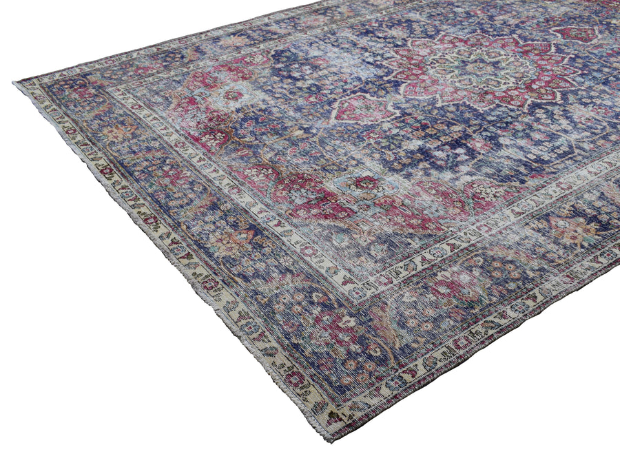 DISTRESSED Vintage Persian Rug, 242 x 330 cm