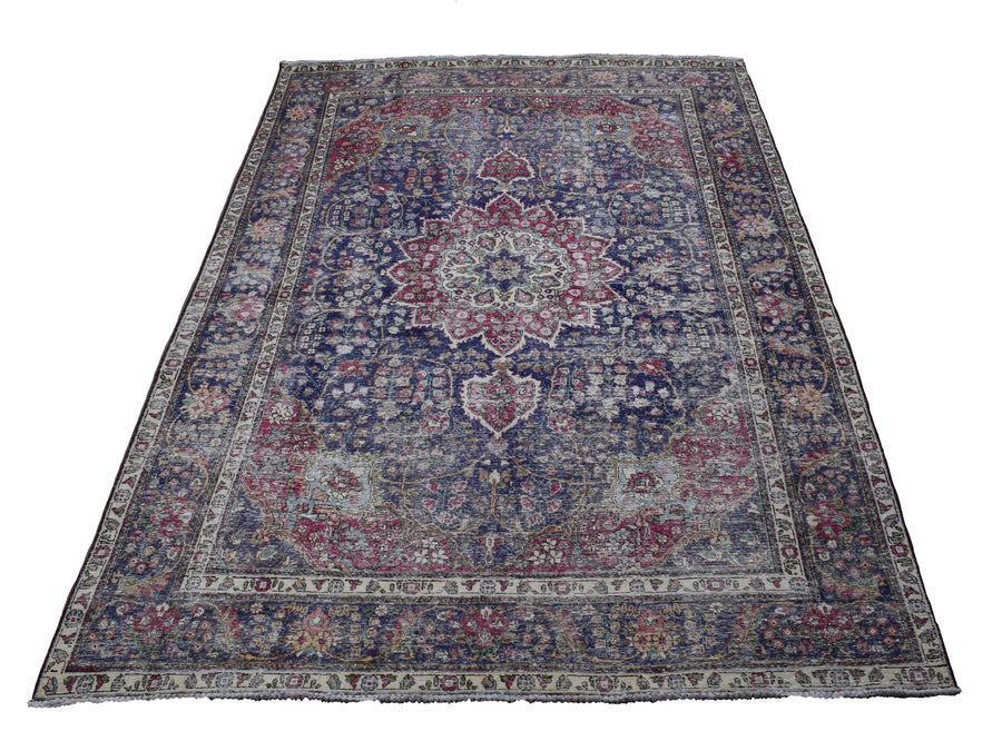 DISTRESSED Vintage Persian Rug, 248 x 330 cm