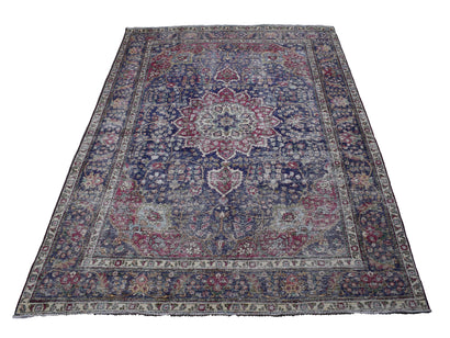 DISTRESSED Vintage Persian Rug, 248 x 330 cm (New Arrival)