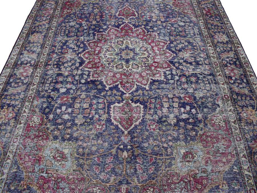 DISTRESSED Vintage Persian Rug, 248 x 330 cm