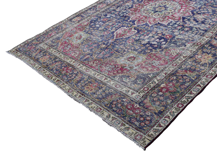 DISTRESSED Vintage Persian Rug, 248 x 330 cm