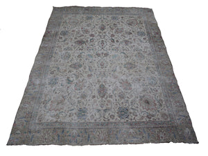 DISTRESSED Vintage Persian Rug, 271 x 322 cm
