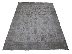 DISTRESSED Vintage Persian Rug, 271 x 322 cm (New Arrival)