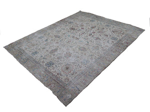 DISTRESSED Vintage Persian Rug, 271 x 322 cm