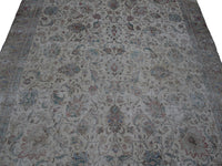DISTRESSED Vintage Persian Rug, 271 x 322 cm