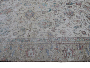 DISTRESSED Vintage Persian Rug, 271 x 322 cm