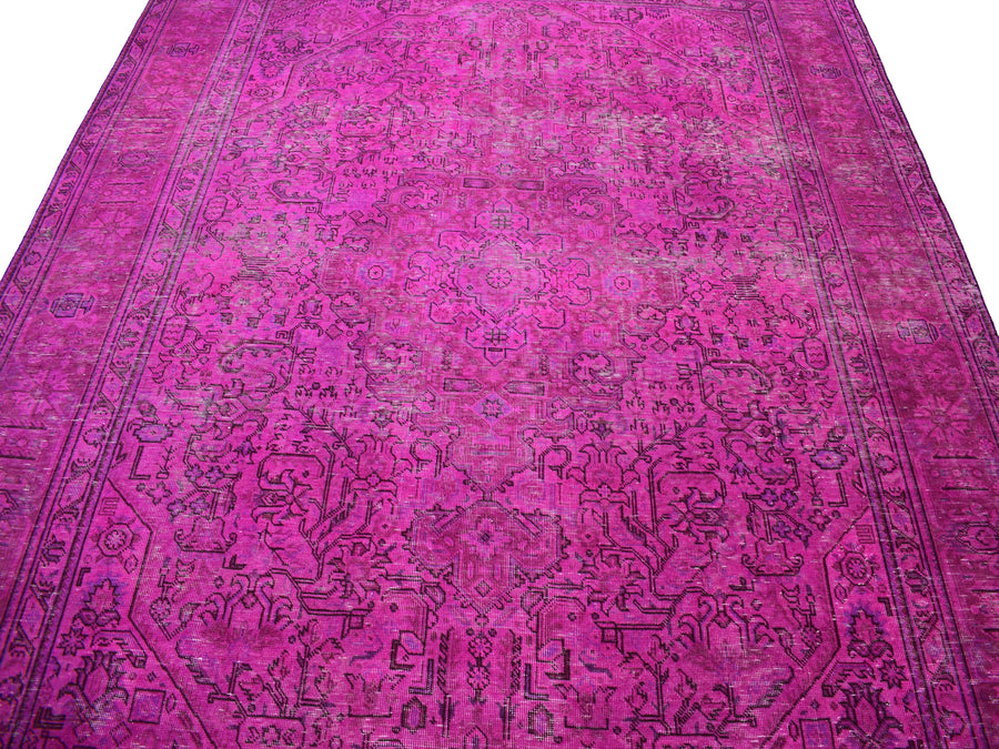 OVERDYED Vintage Persian Rug, 237 x 317 cm