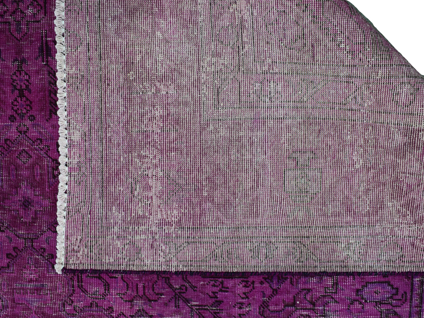 Vintage Overdyed Persian Rug – Wheat Whisper