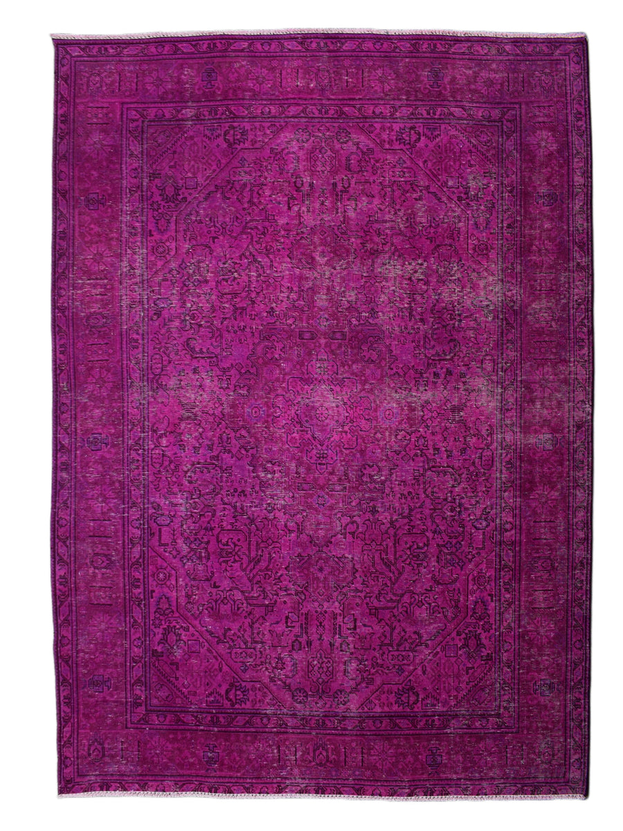 OVERDYED Vintage Persian Rug, 237 x 317 cm