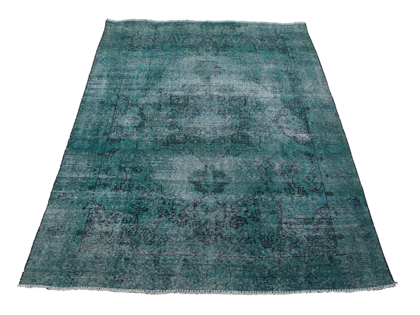OVERDYED Vintage Persian Rug, 187 x 264 cm