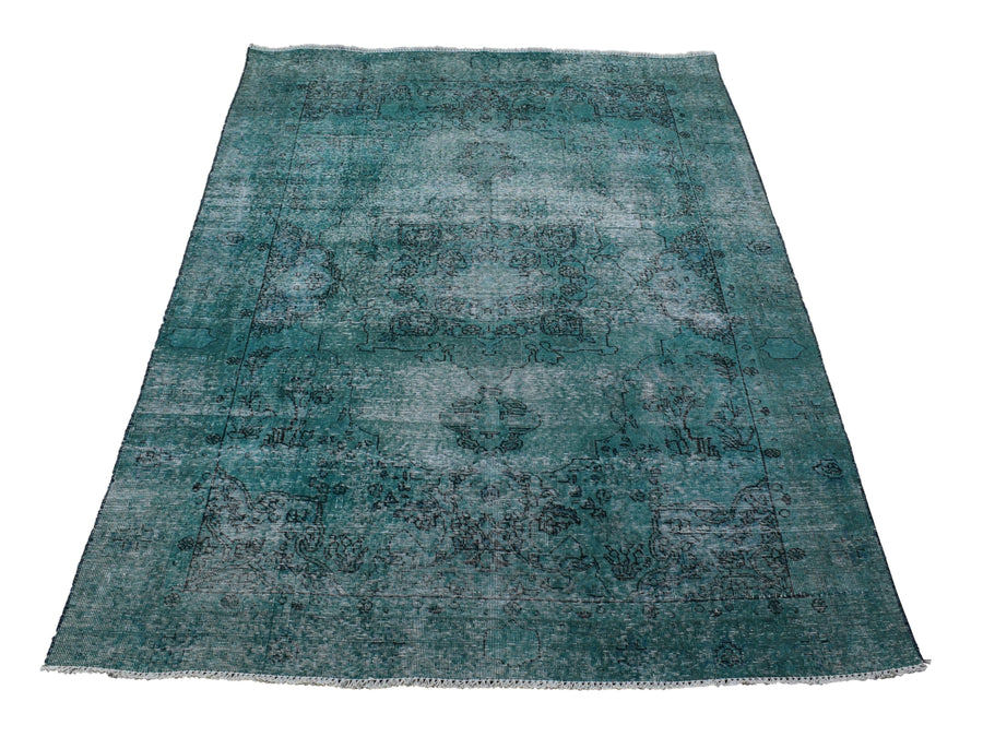 OVERDYED Vintage Persian Rug, 187 x 264 cm