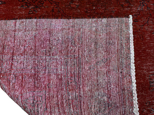 OVERDYED Vintage Persian Rug, 198 x 292 cm