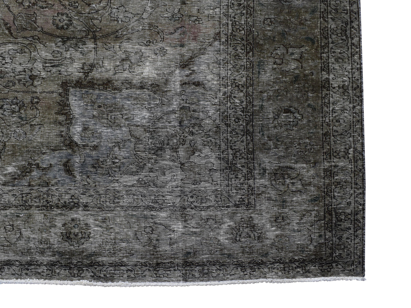 Vintage Overdyed Persian Rug – Alabaster Haze