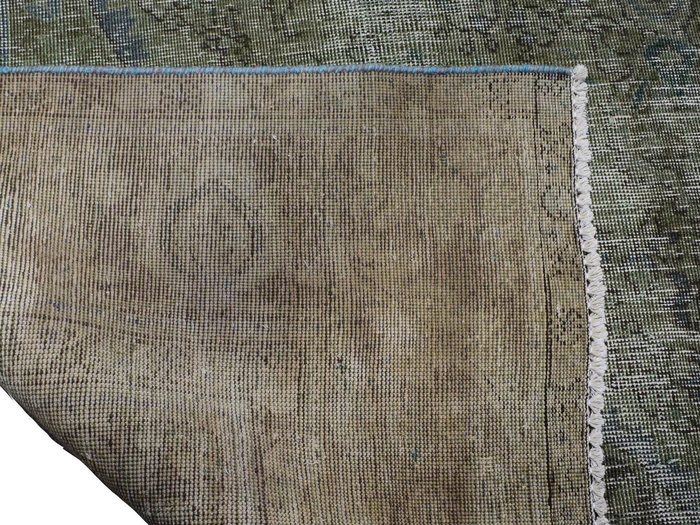 Vintage Overdyed Persian Rug – Forest Relic