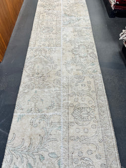 Vintage Patch-work Persian Runner, 80 x 400 cm