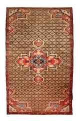 Hand Knotted Vintage Hamadan Persian Rug, 111 x 266 cm