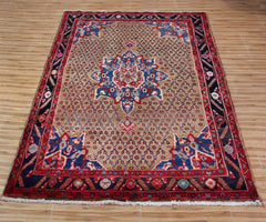 Hand Knotted Vintage Sonqor Persian Rug, 152 x 246 cm